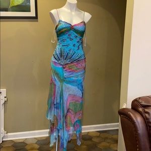 Bicici beaded gown. Very flattering.